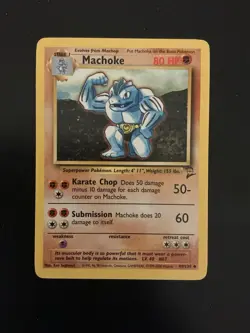 Pokemon Machoke Base Set 2 Vintage Card #49/130 Wotc 2000 LP - Image 1