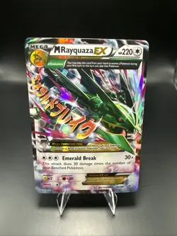 Pokemon M Rayquaza EX Celebrations Classic Collection Holo Ultra Card 76/108 D - Image 2