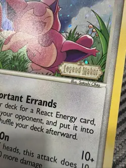 SKITTY Legend Maker POKEMON 2006 Stamped Holo Trading Card 64/92 TCG - Image 2