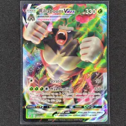 Rillaboom VMAX - 018/192 - Ultra Rare - Rebel Clash - Pokemon Card - LP - Image 1