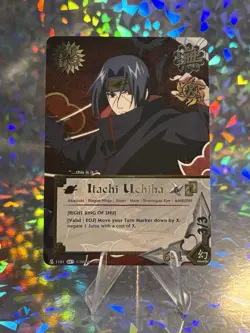 Naruto CCG TCG Itachi Uchiha Foil Starter Promo Card English MP - Image 1