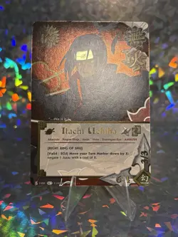 Naruto CCG TCG Itachi Uchiha Foil Starter Promo Card English MP - Image 2