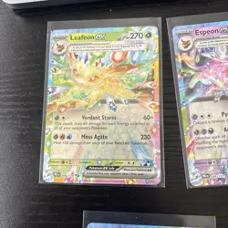 Pokemon Card Lot 5 English IR Prismatic lot NM Umbreon espeon leafon vaporeon - Image 5