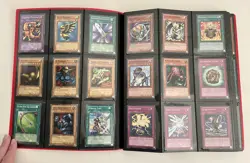 Yugioh Vintage 9 Foil Card Binder Lot Dark Magician Blue-Eyes Red-Eyes 2002 - Image 3