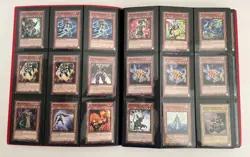 Yugioh Vintage 9 Foil Card Binder Lot Dark Magician Blue-Eyes Red-Eyes 2002 - Image 5