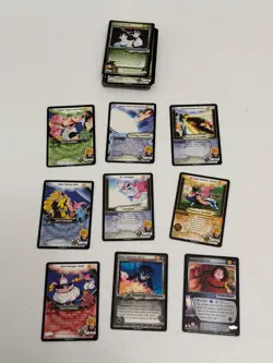 2002 2003 VINTAGE DRAGON BALL Z CCG TRADING CARD GAME CARD LOT - Image 1