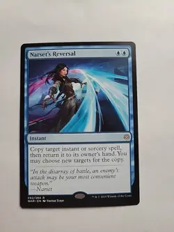 MTG - Narset's Reversal - War of the Spark- Regular Rare #062 - Image 1