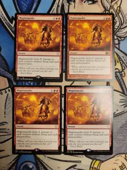 4x Magmaquake NM/LP Mixed Sets MTG Magic - Image 1