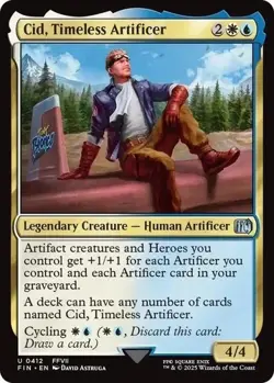 Cid, Timeless Artificer (0412) #412 (NM) Final Fantasy FIN Magic MTG - Image 1