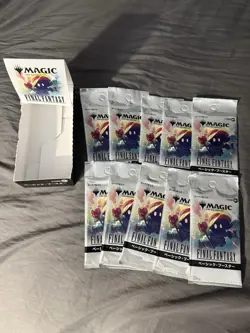 MTG Final Fantasy Japanese Basic Booster Pack Set of 10 - Image 1