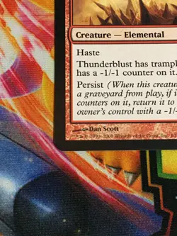 C5457 MAGIC MTG EVENTIDE THUNDERBLUST HATEFLAYER LP RARE - Image 5