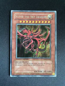 YuGiOh Slifer the Sky Dragon YMA-EN001 - Ani-Manga Promo - Moderately Played - Image 1