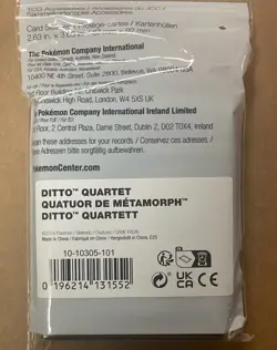 Pokemon TCG - Ditto Quartet Card Sleeves (65) Sealed - Image 2