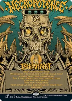 Necropotence - Near Mint MTG Secret Lair: 30th Anniversary Countdown Kit - Image 1