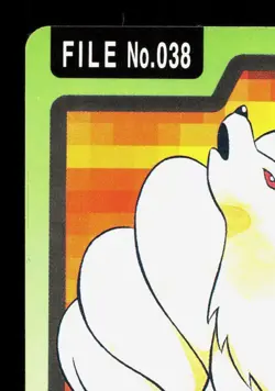Ninetales NO. 038 Bandai Carddass Series 3-4 MP Japanese Pokemon Card TCG - Image 2