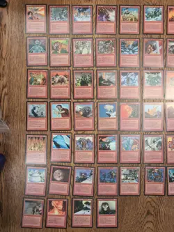 Magic The Gathering Ice Age 52 Red Cards No Duplicates M/NM - Image 2