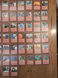 Magic The Gathering Ice Age 52 Red Cards No Duplicates M/NM - Image 3