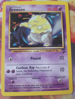 Drowzee 73/130 Base Set 2 - Common Pokemon Card TCG - WOTC - Near Mint - Image 1
