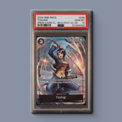 GEM MINT PSA 10 💎 006 TASHIGI BANDAI CARD GAMES FEST 23-24 EDITION - Image 1