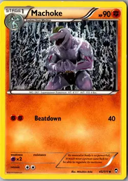 Machoke 41/83 Uncommon Generations LP Pokemon Card - Image 1