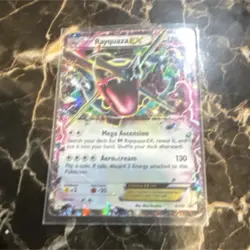 Pokemon Rayquaza EX XY69 XY Promo Holo Card 170HP Aeroscream 130 - Image 1