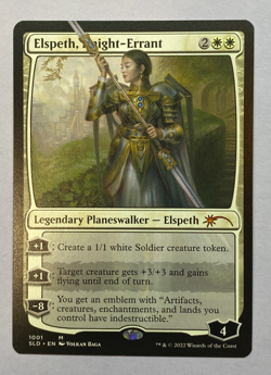 MTG - Secret Lair - Volkan Baga - Elspeth, Knight-Errant (#1001) - Non-Foil - NM - Image 1