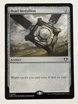 Pearl Medallion Commander Masters Non-Foil MTG NM - Image 1