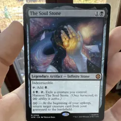 Magic: The Gathering The Soul Stone Marvel's Spider-Man Legendary Artifact Myth… - Image 1