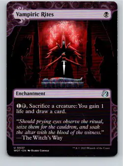 Magic the Gathering Vampiric Rites #037 Enchanting Tales MTG Free Shipping! - Image 1
