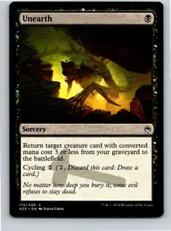 Magic the Gathering Unearth Masters 25 MTG Free Shipping! - Image 1