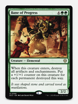 Bane of Progress [Commander: Lorwyn Eclipsed] Magic - MTG ECC 0099 NM 🌳 - Image 3