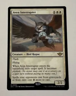 MTG Aven Interrupter - Outlaws Of Thunder Junction LP - Image 1