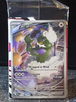 Pokemon Sealed Tornadus 210 Black Star SV Scarlet Violet Promo Card Rare ETB - Image 1