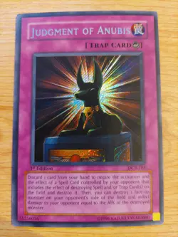 Judgment of Anubis - DCR-105 - Very Lightly Played VLP - Secret Rare - 1st Ed - Image 1
