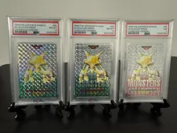 Carddass Prism Lot Of 14 Graded Cards Alakazam Dragonite Moltres Articuno Zapdos - Image 2