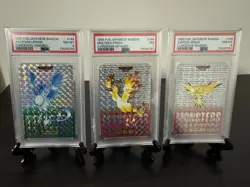 Carddass Prism Lot Of 14 Graded Cards Alakazam Dragonite Moltres Articuno Zapdos - Image 3