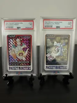 Carddass Prism Lot Of 14 Graded Cards Alakazam Dragonite Moltres Articuno Zapdos - Image 5