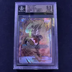 Vegeta FP-007 Gold Dragon Ball Fusion World Card Tournament Promo BGS 9.5 - Image 1
