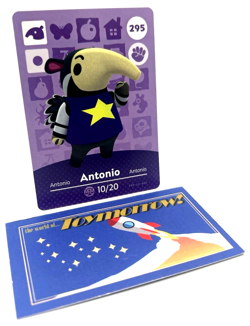 Animal Crossing Nintendo Amiibo - ANTONIO #295 - Series 3 Authentic Card - Image 1