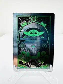 Bandai Disney 100 Wonder Card Collection Star Wars The Mandalorian Baby Grogu - Image 2