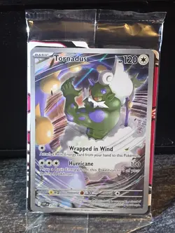 Pokemon Sealed Tornadus 210 Black Star SV Scarlet Violet Promo Card Rare ETB - Image 1