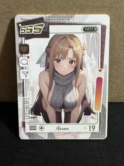 Goddess Story: Genki Parade Anime Waifu Card Asuna SSS Rarity Numbered 032/066 - Image 1
