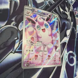 Wigglytuff 105/094 Holo Illustration Rare Phantasmal Flames Pokemon Card - Image 2
