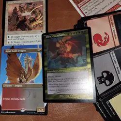 White Black Red ***DRAKES DRAGONS*** Tribal Custom COMMANDER MAGIC DECK MTG Fun - Image 1