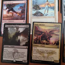 White Black Red ***DRAKES DRAGONS*** Tribal Custom COMMANDER MAGIC DECK MTG Fun - Image 5