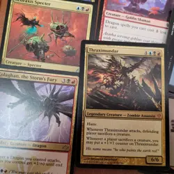 Blue Black Red ***DRAKES DRAGONS*** Tribal Custom COMMANDER MAGIC DECK MTG Fun - Image 1