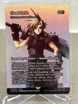 Cloud Strife - Najeela, the Blade-Blossom (Showcase) Final Fantasy FOIL #0042 - Image 5