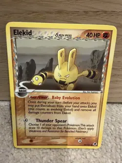 Pokemon TCG Elekid 48/101 Delta Species EX Dragon Frontiers LP+ - Image 1
