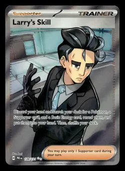 Larry's Skill 139/131 Ultra Rare Prismatic Evolutions Pokemon NM - Image 1