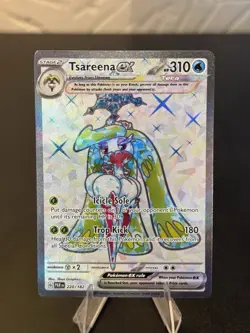 Tsareena ex Fulll Art 220/182 Pokemon Card- Near Mint- Paradox Rift - Image 1